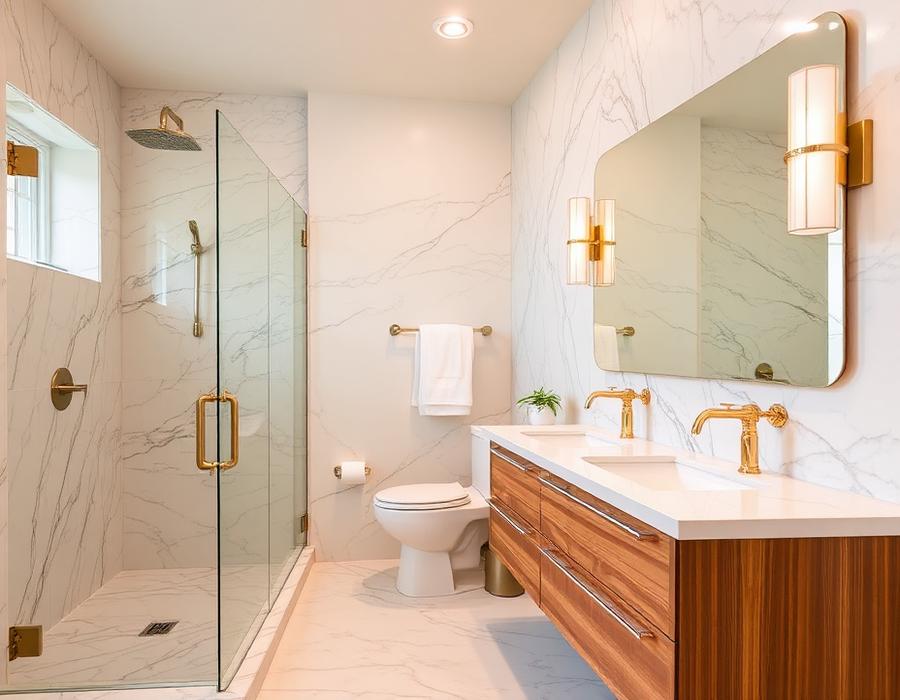 After — Master Bath Remodel — Frisco, TX